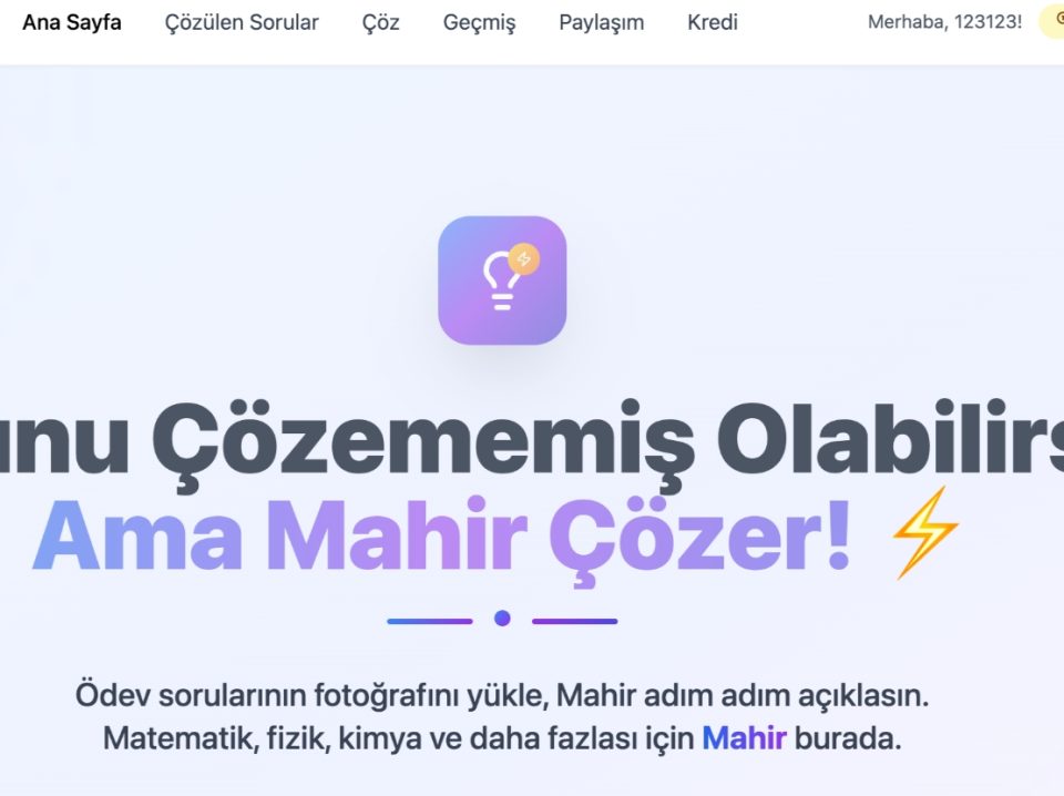 soruçözen yapayzeka uygulaması ücretsiz